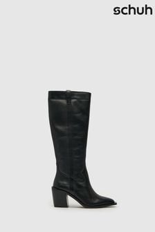 Schuh Dorothy Western Knee Black Boots (Q82459) | ₪ 453