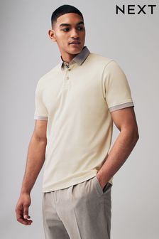 Ecru Smart Collar Polo Shirt (Q82555) | €32