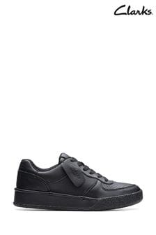 Clarks Black Leather Craft Cup Court Shoes (Q82743) | 138 €