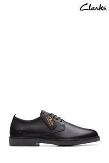 Clarks Black Leather Desert Lon Evo Shoes (Q82755) | €133