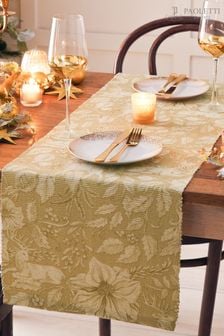 Paoletti Gold Stag Large Christmas Table Runner (Q82847) | kr234