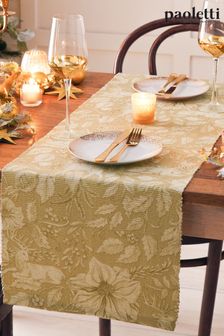 Paoletti Set of 4 Gold Stag Table Placemats & Table Runner (Q82867) | ₪ 140