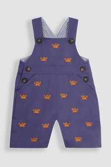 靛藍螃蟹 - Jojo Maman 嬰兒刺繡背帶褲 (Q82998) | NT$1,210