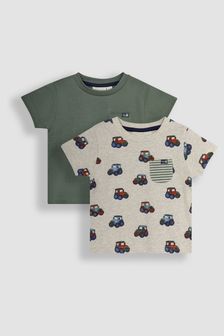 JoJo Maman Bébé 2-Pack Pocket T-Shirts