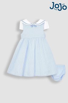 JoJo Maman Bébé Blue Sailor Party Dress (Q83033) | €61