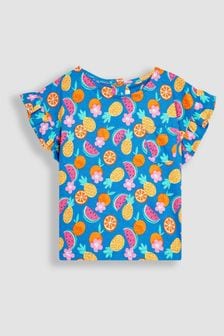 Jojo Maman Bébé T-Shirt mit überschnittenen Schultern und Sommerfrüchte-Print (Q83158) | 22 €