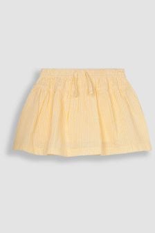 JoJo Maman Bébé Yellow Seersucker Stripe Skort (Q83163) | 108 SAR