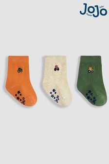 JoJo Maman Bébé 3-Pack Embroidered Socks