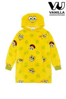 Giallo - SpongeBob - Vanilla Underground - Felpa con cappuccio stile coperta per bambini (Q83262) | €54