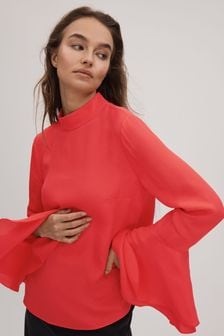 Florere Fluted Cuff Blouse (Q83316) | €183