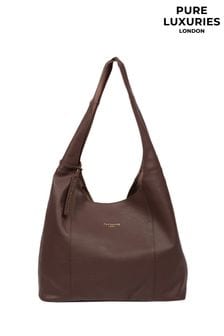 深棕色 - Pure Luxuries London Nina皮革單肩包 (Q83509) | NT$1,870