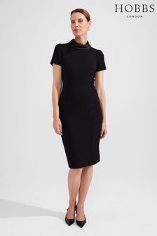 Hobbs Black Eloise Dress (Q83590) | €95