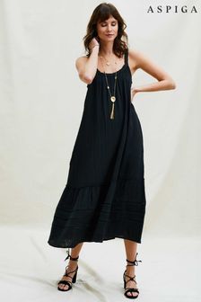 Aspiga Frankie Maxi Black Dress (Q83614) | $220