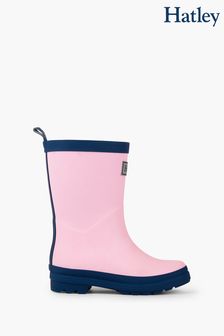 Hatley Pink Matte Rain Boots