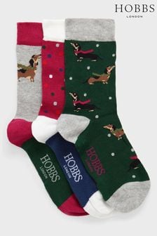 Hobbs Pink Winter Dachshund Socks Set (Q83741) | 34 €
