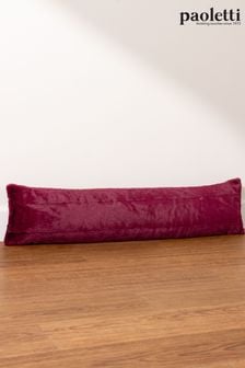 Paoletti Red Empress Faux Fur Draught Excluder