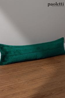 Paoletti Green Empress Faux Fur Draught Excluder