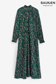 Baukjen Green Luna Dress with Lenzing™ Ecovero™ (Q84183) | €125