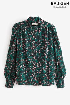 Зеленая блузка из ткани Lenzing™ Ecovero™ от Baukjen Tirtho (Q84184) | €75