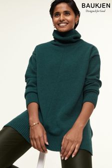 Baukjen綠色Asher再生混合羊毛套頭衫 (Q84215) | NT$7,420