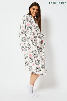 Skinnydip Disney Marie Print Dressing White Gown (Q84472) | ₪ 181