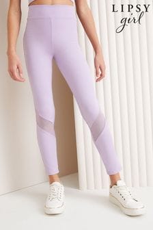 Lipsy Purple High Waist Active Legging (Q84483) | $27 - $41