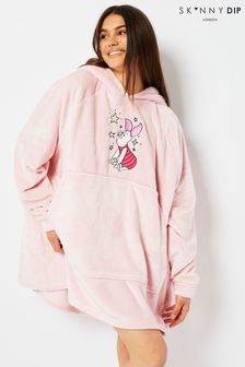 Skinnydip Pink Disney Piglet Blanket Hoodie (Q84488) | ₪ 168