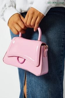 Skinnydip Pink Harper Patent Mini Tote Bag (Q84517) | kr510
