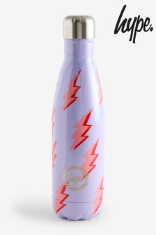 Hype. Lilac Purple Lightning Metal Water Bottle (Q84839) | $33