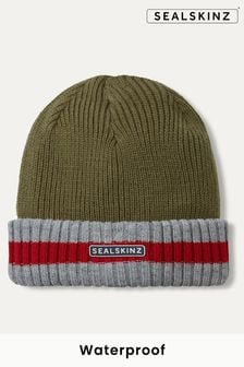Sealskinz Holkham Waterproof Cold Weather Striped Roll Cuff Beanie (Q85010) | SGD 72