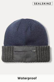 Sealskinz Colby Waterproof Zipped Pocket Knitted Beanie (Q85016) | €62