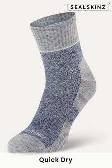 Світло-блакитний - Неводонепроникні шкарпетки Sealskinz Morston Quickdry довжиною до щиколотки (Q85018) | 715 ₴