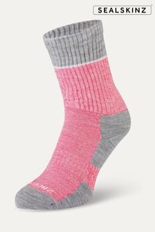 Rosa - Sealskinz Thurton Mittellange, nicht wasserdichte, schnell trocknende Socken (Q85023) | 23 €