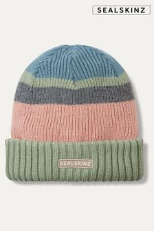 橄欖綠 - Sealskinz克罗默防水防寒卷边条纹针织帽 (Q85024) | NT$1,730