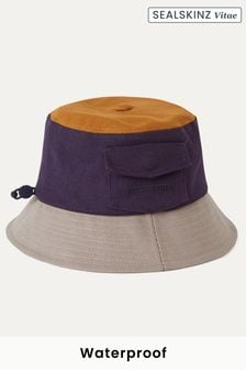 Albastru - Pălărie model pescar din pânză impermeabilă Sealskinz Lynford (Q85032) | 239 LEI