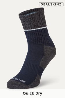 Blau - Sealskinz Thurton Mittellange, nicht wasserdichte, schnell trocknende Socken (Q85043) | 23 €