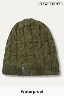 綠色 - Sealskinz Blakeney 防水防寒编织针织毛线帽 (Q85052) | NT$1,400