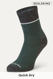 Зелений - Шкарпетки Sealskinz Thurton Неводонепроникні шкарпетки середньої довжини Quickdry (Q85069) | 858 ₴