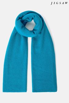Jigsaw Blue Miller Wool Cashmere Scarf (Q85175) | $330