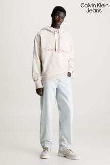 Hanorac cu logo Calvin Klein Jeans neutru (Q85607) | 716 LEI
