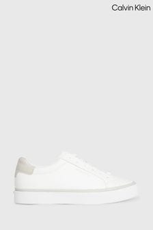 Calvin Klein Vulcanised Diamond White Trainers (Q85627) | 168 €