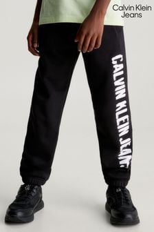 Calvin Klein Jeans Pixel Logo Black Joggers (Q85655) | ￥10,570