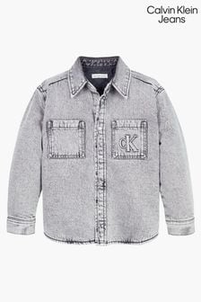 Calvin Klein Jeans Wattierte Hemdjacke, Grau (Q85663) | 56 €
