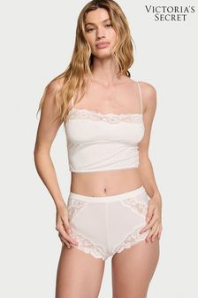 Victoria's Secret Coconut White Straight Neck Modal Cami Set (Q85841) | €52