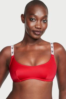 Rouge à lèvres rouge lisse - Brassière Victoria’s Secret à bretelles brillantes (Q85869) | €34