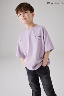 smALLSAINTS Purple Underground Oversized Crew T-Shirt (Q86172) | €31 - €37