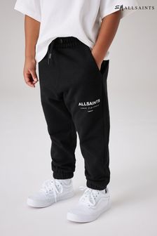 smALLSAINTS Black Underground Straight Cuffed Sweatpants (Q86197) | Kč990 - Kč1,150