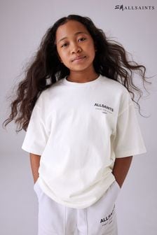 أبيض - Smallsaints Girls Underground Oversized Crew T-shirt (Q86242) | 11 ر.ع - 13 ر.ع
