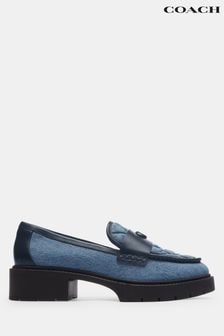 أزرق - حذاء سهل اللبس ضخم جلد من Coach (Q86255) | ‪‏1,434‬ ر.س‏