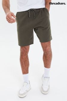 Khaki - Threadbare Basic-Fleece-Shorts (Q86533) | 31 €
